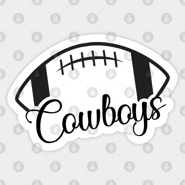 Dallas Cowboys America's Team Sticker by fineaswine